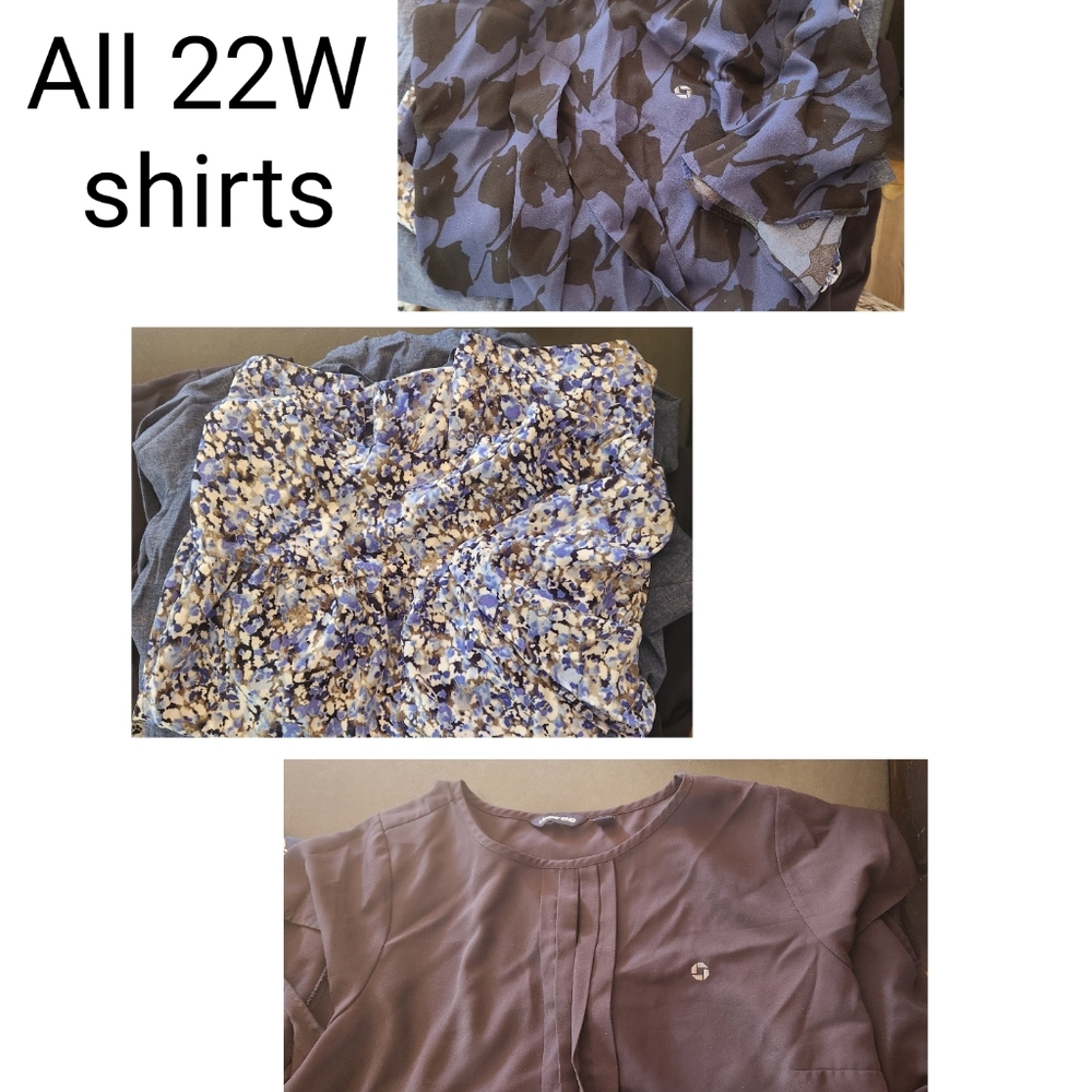 3 Chase shirts and 2 dresses